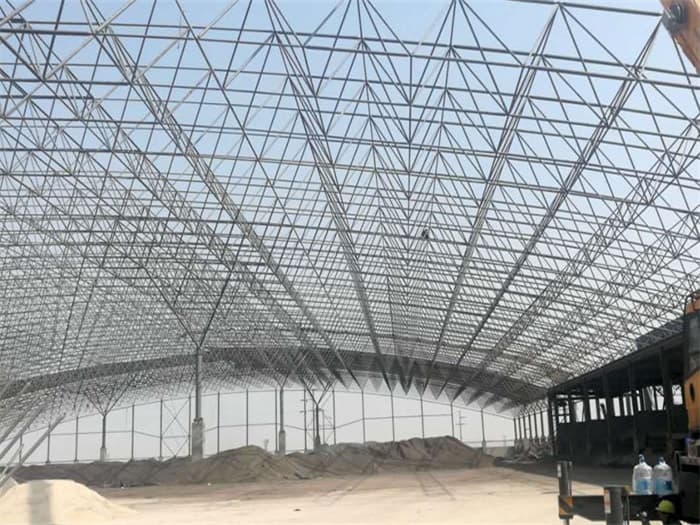 毕节钢厂料仓网架工程